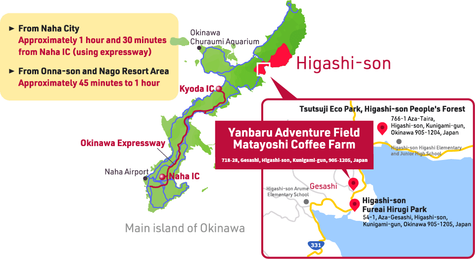 Yambaru Adventure Field Map